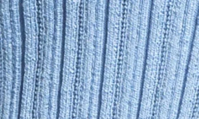 Weekend Los Angeles Allison Rib Button-up Top In Bright Blue