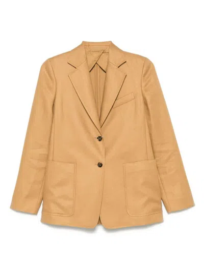 Shop Max Mara Jackets In Brown