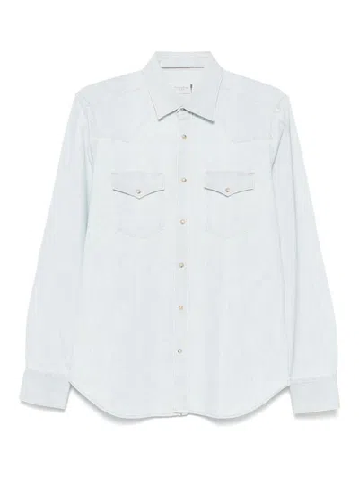Tintoria Mattei Denim Shirt In Black
