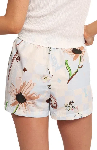 Petal And Pup Petal & Pup James Floral Cotton Drawstring Shorts In Multi