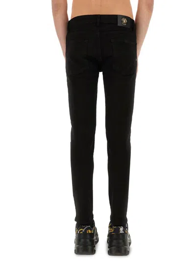 Versace Jeans Couture Men's Cotton Stretch Jeans In Black