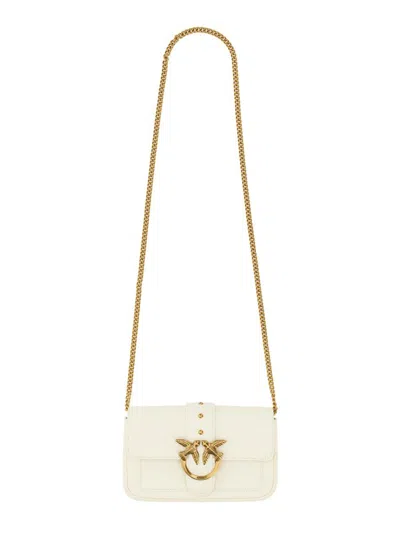 Pinko Pocket Love One Bag In White