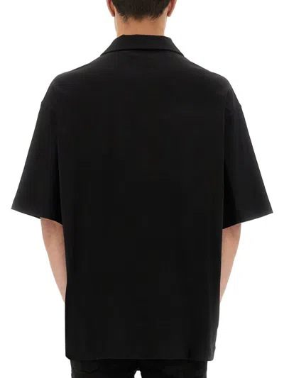 Shop Versace Jeans Couture Polo With Pocket In Black