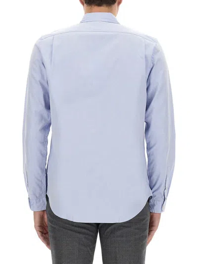 Ps By Paul Smith Ps Paul Smith "zebra" Shirt In Blue