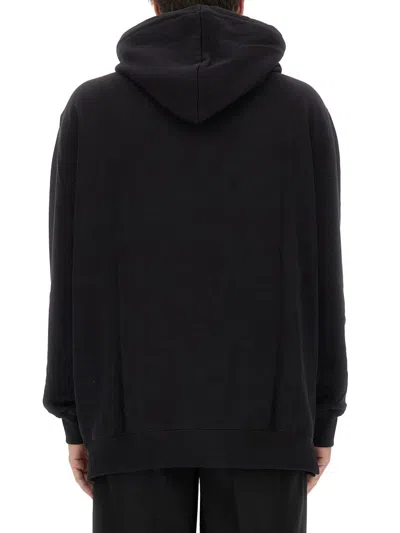 Lanvin Curblace Oversized Hoodie In Black