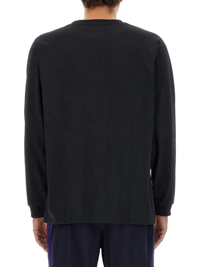 Needles Long Sleeve Crewneck T-shirt In Black