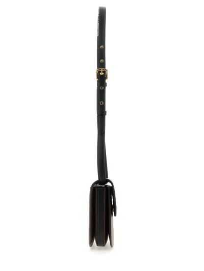 Etro Paisley Printed Essential Shoulder Bag In Black