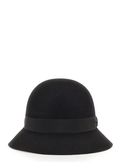 Helen Kaminski Alfreda 9 Cashmere Felt Cloche In Black