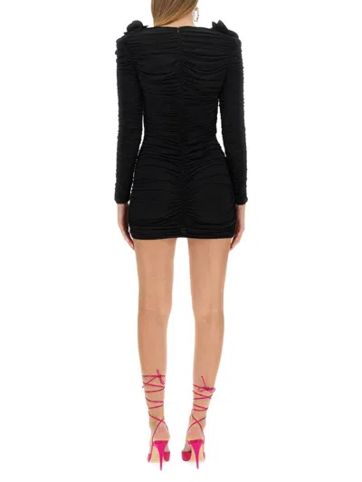 Magda Butrym Women's Dress With Ruffles In Black