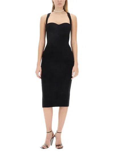 Philosophy Di Lorenzo Serafini Midi Dress In Black