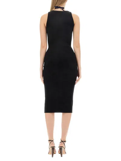 Philosophy Di Lorenzo Serafini Midi Dress In Black
