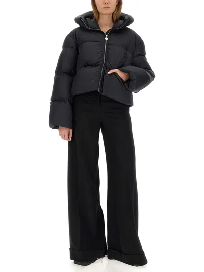 Ienki Ienki Bear Kenny Zip-up Puffer Jacket In Black