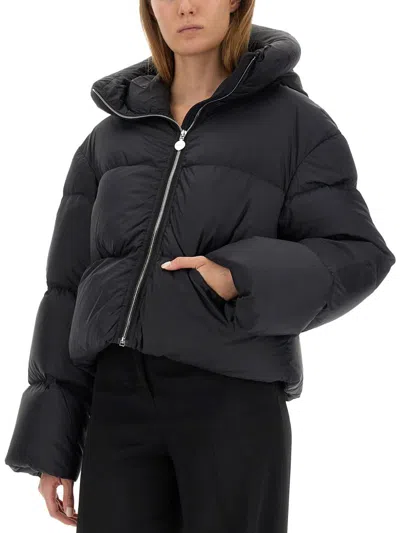 Ienki Ienki Bear Kenny Zip-up Puffer Jacket In Black