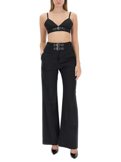 Moschino Jeans Pants With Straps In Black