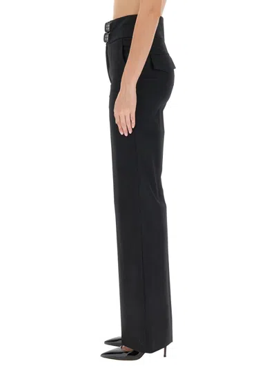 Moschino Jeans Pants With Straps In Black