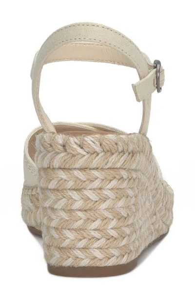 Lucky Brand Women's Candyr Espadrille Wedge Sandals In Vanilla