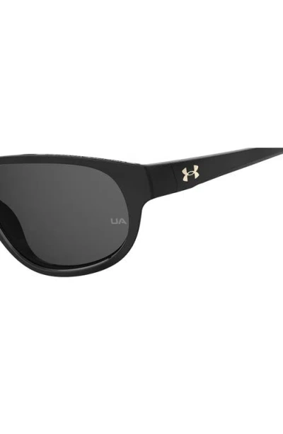 Under Armour 59mm Gradient Polarized Rectangular Sunglasses In Black
