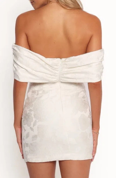 Petal And Pup Petal & Pup Kaeli Floral Jacquard Minidress In White