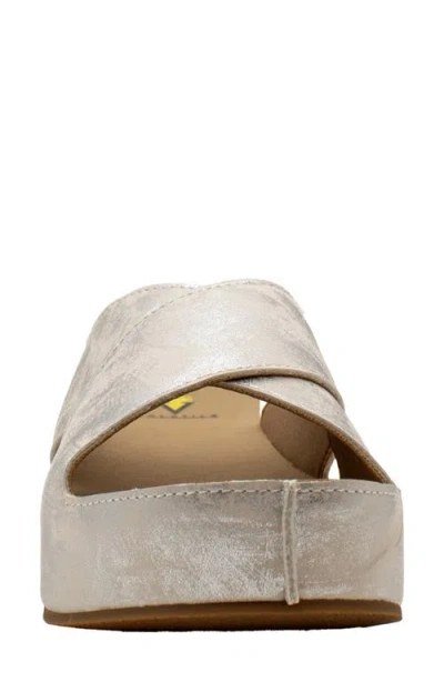 Volatile Edith Platform Sandal In Silver