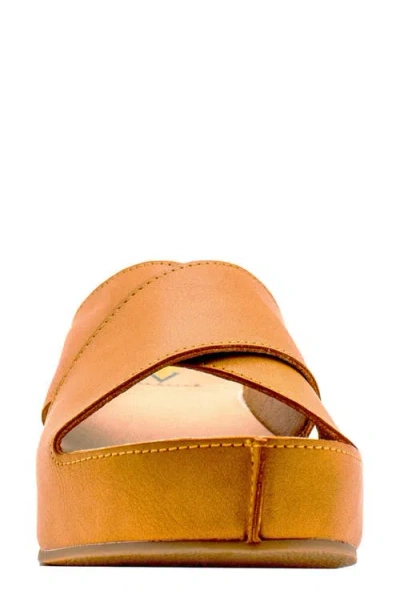Volatile Edith Platform Sandal In Tan
