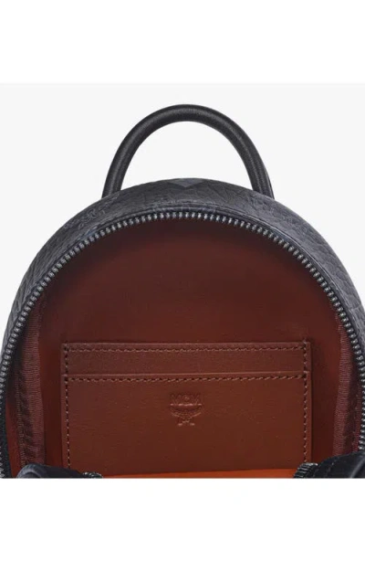 Mcm Stark Bebe Boo Side Studs Backpack In Black