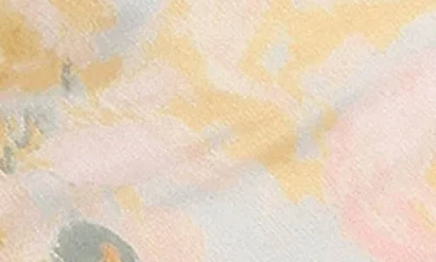 Petal And Pup Petal & Pup Esther Floral Cold Shoulder Midi Dress In Multi