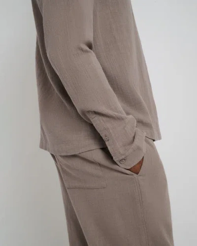 Onia Gauze Pull On Pant In Cinder