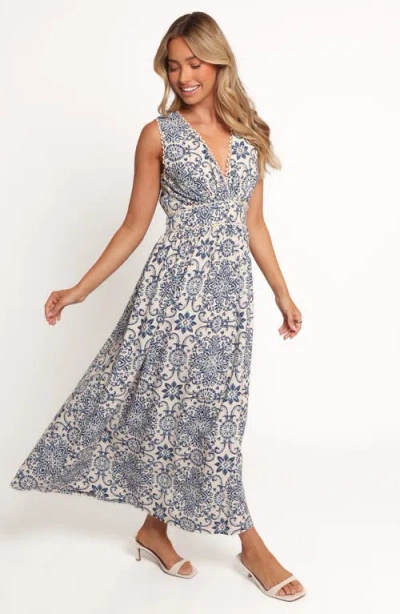 Petal And Pup Petal & Pup Elysia Azalea Sleeveless Midi Dress In Brown