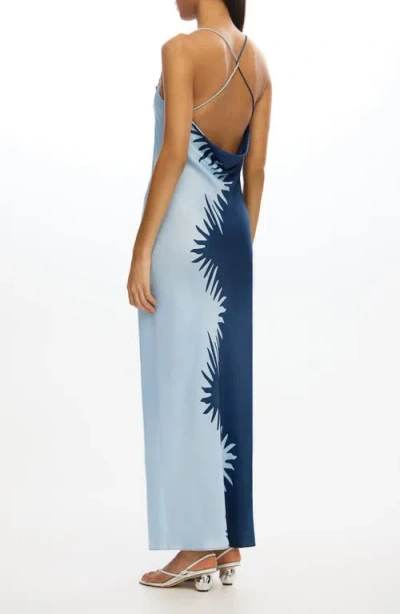 Significant Other Flossie Abstract Print Maxi Dress In Reflection