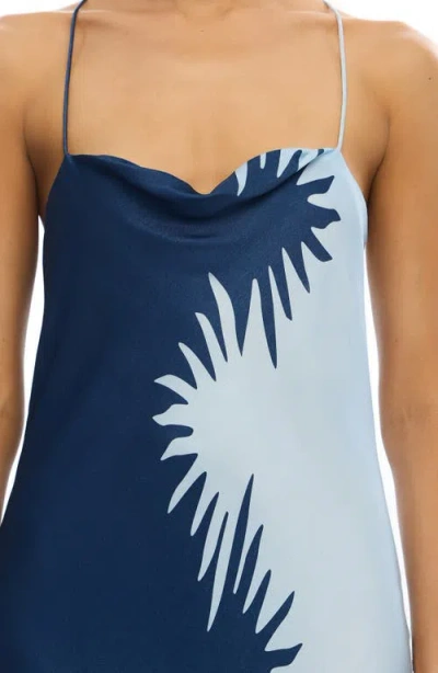 Significant Other Flossie Abstract Print Maxi Dress In Reflection