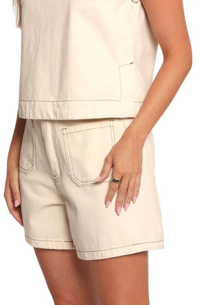 Petal And Pup Petal & Pup Levi Denim Shorts In White