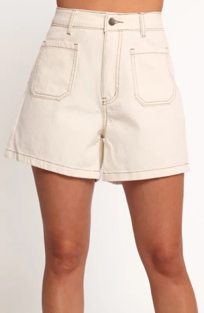 Petal And Pup Petal & Pup Levi Denim Shorts In White