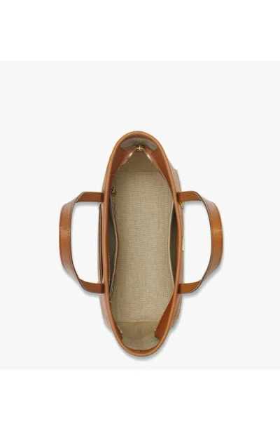 Mcm Compact 'toni' Tote Bag In Cognac