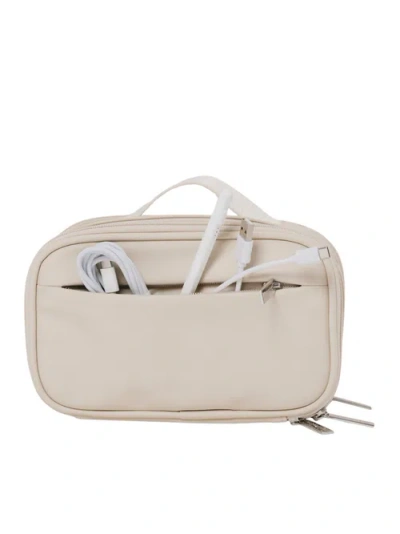 Augustnoa Tech Organizer In Cream