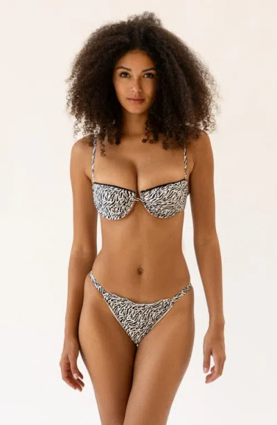 Dippin Daisys Lucca Cheeky Bikini Bottom In Wild Child