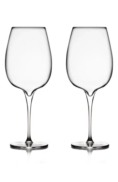 Nambe Nambé Vie Set Of 2 Cabernet Glasses In No Color
