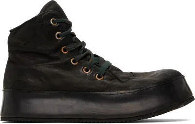 A Diciannoveventitre Black Canua Mid Sneakers