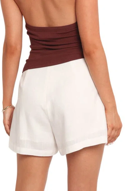 Petal And Pup Petal & Pup Olympia High Waist Shorts In White