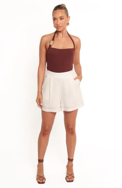 Petal And Pup Petal & Pup Olympia High Waist Shorts In White