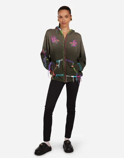 Lauren Moshi Sofie X Vintage Pink Dragon In Forest Ombre