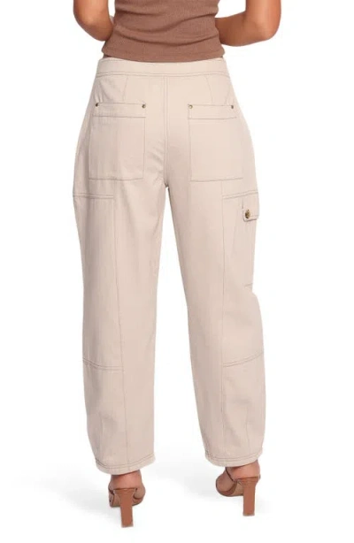 Petal And Pup Petal & Pup Kiah Cotton Cargo Pants In Neutral