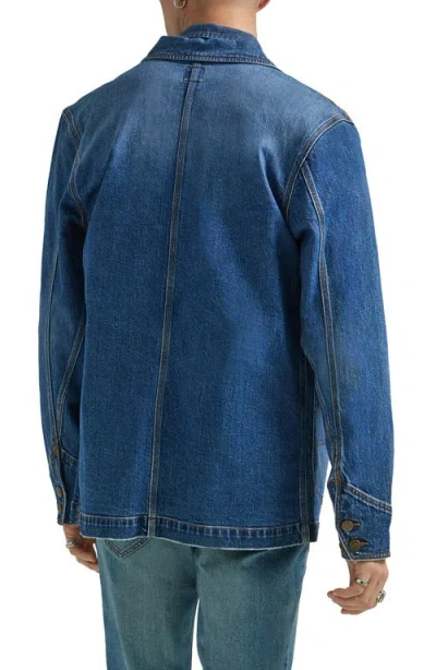 Lee Denim Chore Jacket In Mid Wash
