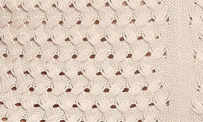 Petal And Pup Petal & Pup Fonte Open Knit Straight Leg Pants In Neutral