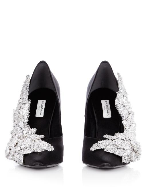 balenciaga talon slash pumps