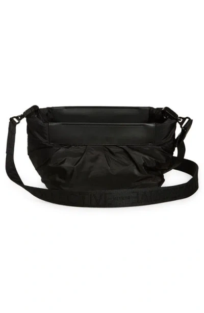 Veecollective Medium Caba Recycled Polyester Clutch In Black