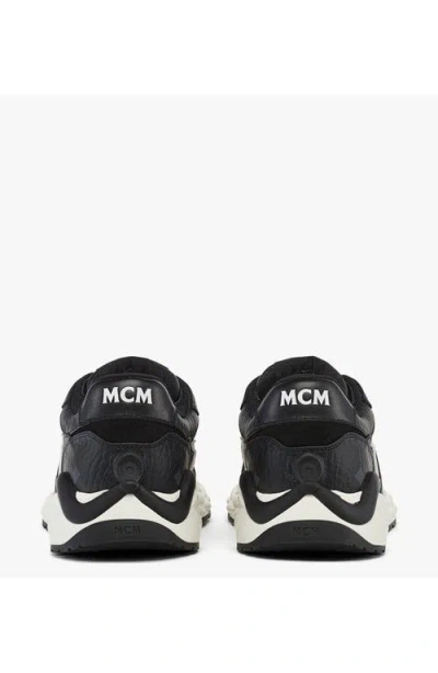 Mcm Skywander Sneakers In Visetos In Black
