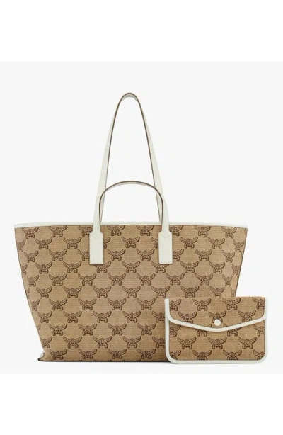 Mcm Sky Oth Shopper Medium Bag In Neutral