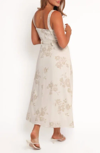 Petal And Pup Petal & Pup Liora Floral Belted Midi Sundress In Multi