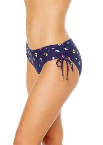 Anne Cole Side Tie Swim Bottom In Multicolored