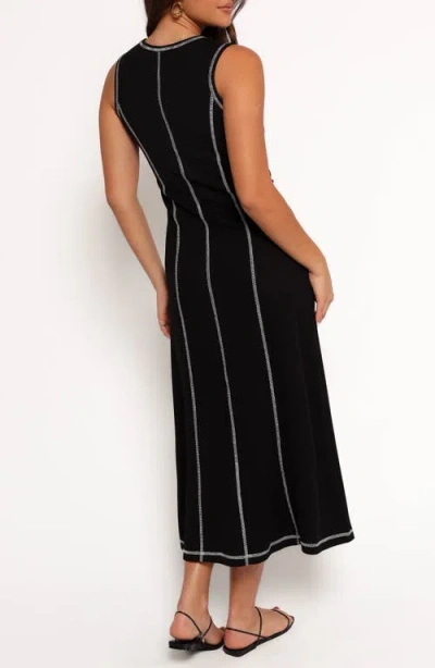 Petal And Pup Petal & Pup Kyrie Seamed Rib Midi Dress In Multi